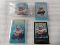 鬼滅の刃　ステッカー　アクリルカード　　アクリルバッジ　嘴平伊之助　4点