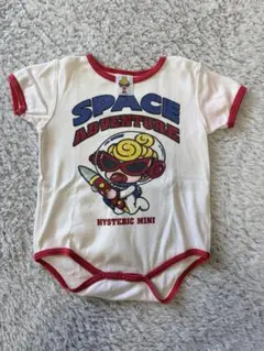 ヒスミニ　半袖ロンパース　80