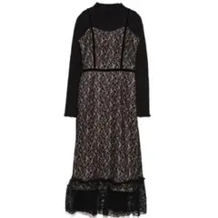 期間限定値下げ　リリーブラウン ニットトップス キャミワンピセット