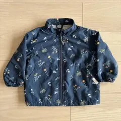 アプレレクール ウインドブレーカー 90 ネイビー 女の子 花柄