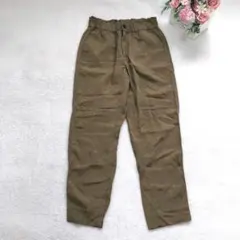 バナナリパブリック カジュアルパンツ レディース ボトム シンプル 無地 カーキ