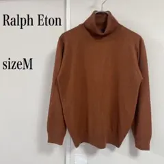 ☆Ralph Eton ブラウン タートルネック セーター M