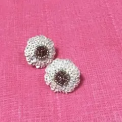 tamas ピアス　ピンクフラワーのサムネイル