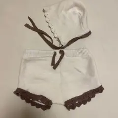 ニットボンネット ブルマ セット ベビー服　KOHANA babyのサムネイル