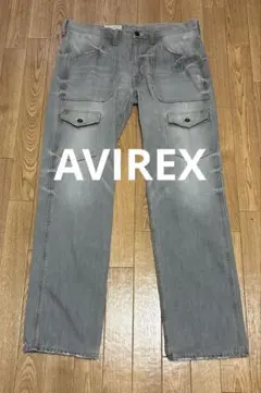 AVIREX アヴィレックス　上野商会　カーゴ　デニム　ブッシュ
