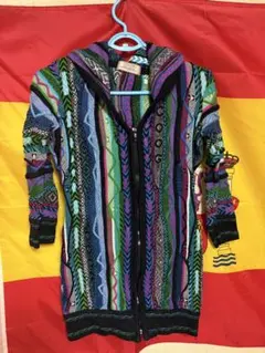 値下げ！COOGI 3Dニット ジップアップパーカー Sサイズのサムネイル