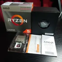 AMD Ryzen 5 3400G クーラー付属 グラフィックス搭載
