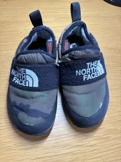 ノースフェイス　ヌプシトラクションライトモック　キッズ　17cm カモ柄