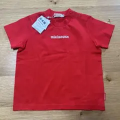 新品 MIKI HOUSE 半袖Tシャツ レッド 80cmのサムネイル