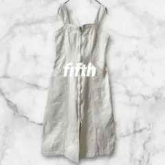 Ld359＊フィフス】サロペットスカート フロントジッパー ジャンパースカート