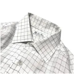 Loro Piana】リネンシャツストライプ麻100%イタリア製サイズL高級