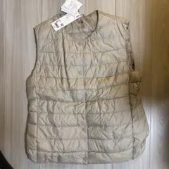 UNIQLO ウルトラライトダウンコンパクトベスト XL ベージュ