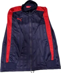 Puma ストライプ ジャージ ネイビー/レッド