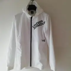 アンダーアーマー★ジップパーカージャケット白★MD