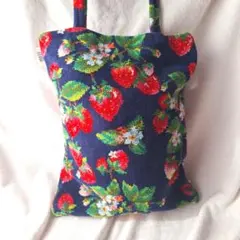 ネイビー トートバッグ