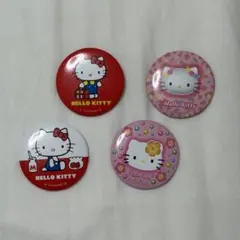 ハローキティの可愛いピンバッジセット(４種類)