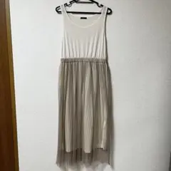 MOUTHVALLEY ロングワンピース　ノースリーブ　Mサイズ　レディース