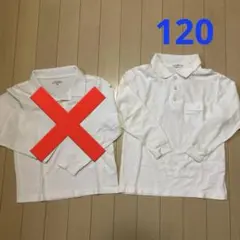 子ども用 長袖ポロシャツ 120サイズ