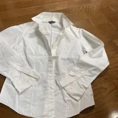 COMME CA PASSAGE 長袖シャツ 160A ホワイト