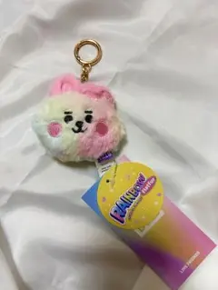 COOKY BT21 RAINBOW ぬいぐるみキーリング