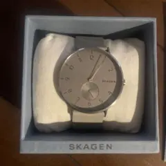SKAGEN アナログ時計 シリコン グレー