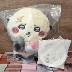 エニマイくじ ちいかわ ラッコ ぬいぐるみ 豆皿のサムネイル