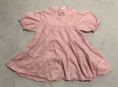 い*こ様 ブランシェスbranshesピンク半袖ワンピース140㎝キッズ子供服女