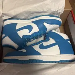 1999年製 NIKE DUNK HIGH LE ホワイト×ロイヤルブルー - メルカリ