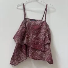 w closet ペイズリー柄 チュニックのサムネイル