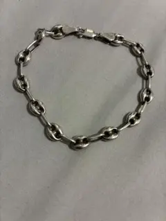 ○【SILVER925】アンカーチェーン ブレスレット 5.6mm 19cm - メルカリ