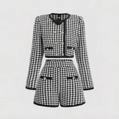 SHEIN MOD チェック柄セットアップ