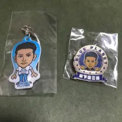 山下健二郎 ピンバッチ&携帯クリーナー