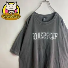 【c080】Tシャツ ワンポイント プリント ゆるだぼ ダークカラー 古着