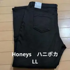 CINEMA CLUB あったかハニぽか スキニーパンツ ブラック LL　66丈のサムネイル