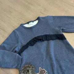 ラポシェビスキュイ　110cm ミドル丈　トップス　裏起毛