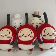 ちいかわ 誕生日BIGぬいぐるみ うさぎ チャッカマン プライズセット ハチワレ