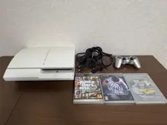 PlayStation 3 本体 ホワイト コントローラー　ソフト　付き