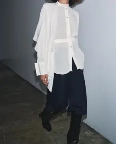 ZARA アシンメトリーシャツ