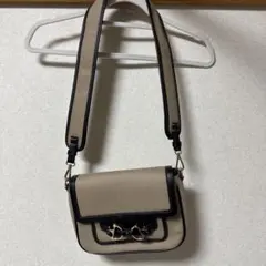 ZARA ベージュショルダーバッグ