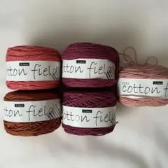 コットンフィールド 4色セット コットン毛糸 韓国製