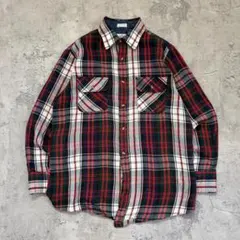 80s ノースウェストテリトリー（M）ネルシャツ＊チェック＊アクリル