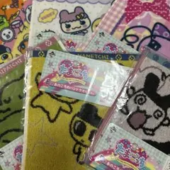 たまごっち一番くじ Ｅ賞 あの頃のハンドタオル 全6種セット