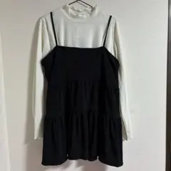 新品 大きいサイズ 2点セット 5L メロウトップス ティアードキャミソール