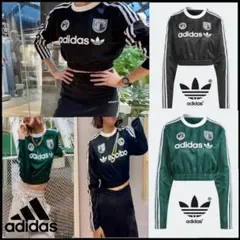ラスト1点　adidas Originals クロップ Tシャツ ブラック Mのサムネイル
