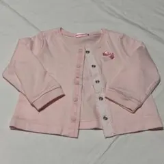 ミキハウス　カーディガン　ピンク　80