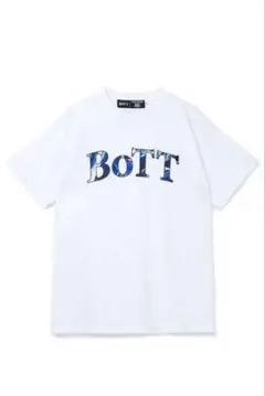 BOTT ホワイト Tシャツ L（即完売） 231BoTT11 ファッション BoTT ホワイト Tシャツ Lサイズ