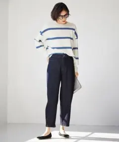 ★ほぼ新品★自由区　ウスカルデニム　カーブパンツ　XSのサムネイル