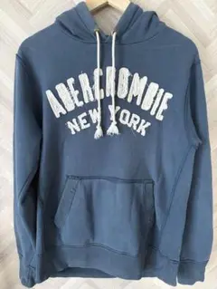 Abercrombie & Fitch ブルー パーカー