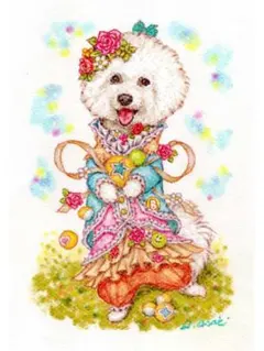 フォロワー様は価格から10%OFF『ペット画オーダー制作（A５用紙に１匹描き）』