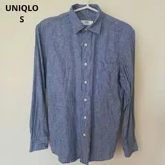 【UNIQLO】長袖シャツ　Sサイズのサムネイル